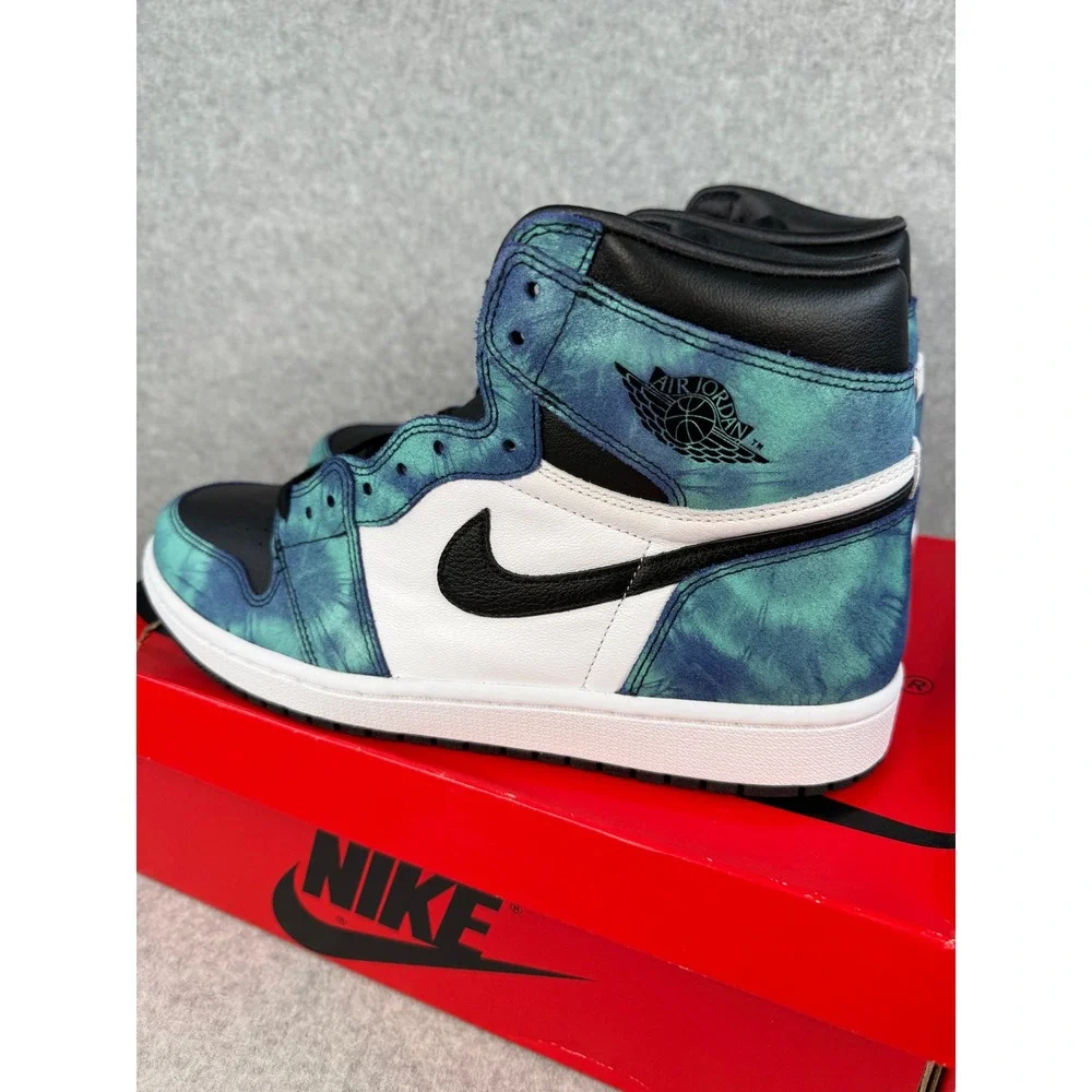 Nike‎ Air Jordan 1 High Retro Tie Dye NEW Womens Size 12 Sneakers CD0461-100